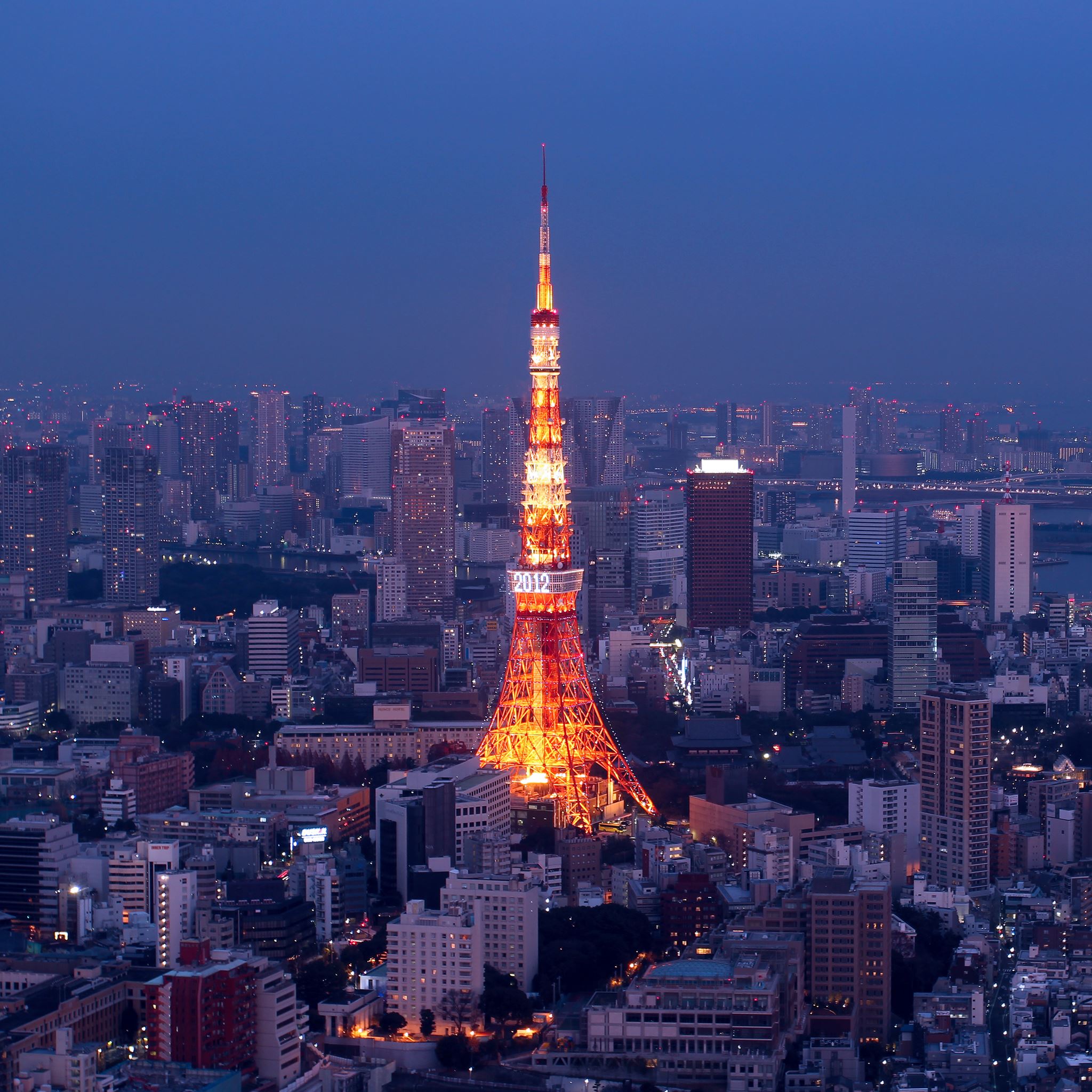 Tokyo Skyline iPad Air Wallpapers Free Download